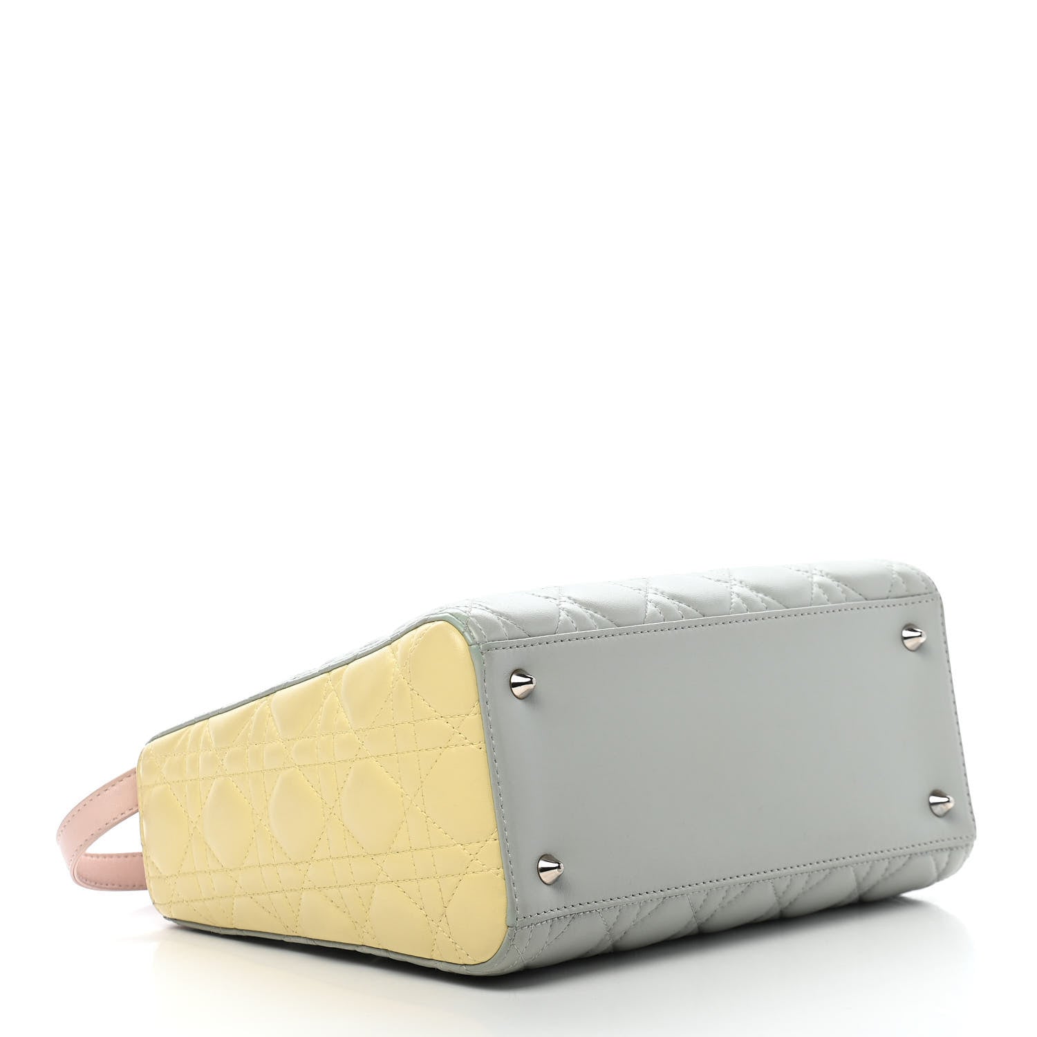 Christian Dior Lambskin Cannage Medium Tri-Color Lady Dior Multicolor 4 of 14