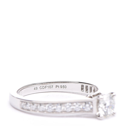 Cartier Platinum .43ct Diamond 1895 Solitaire Engagement Ring 49 4.75 6 of 8