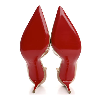 Christian Louboutin Patent Iriza 85 Pumps 37 Nude 6 of 10