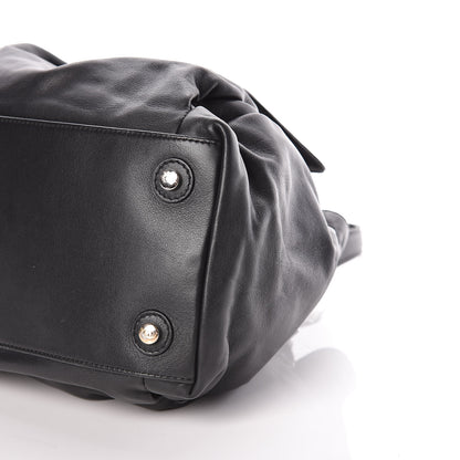 Christian Dior Lambskin Medium Le Trente Tote Black 11 of 11