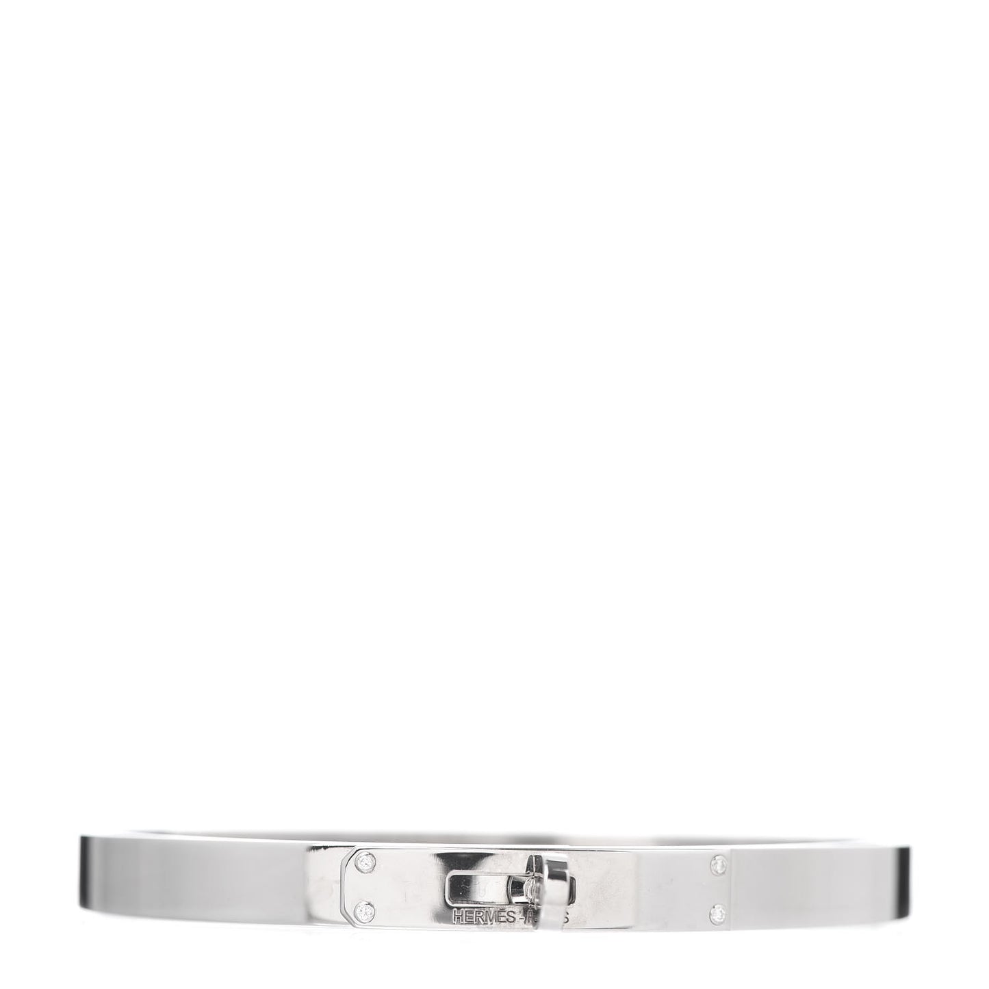 18K White Gold Diamond PM Kelly Bracelet SH