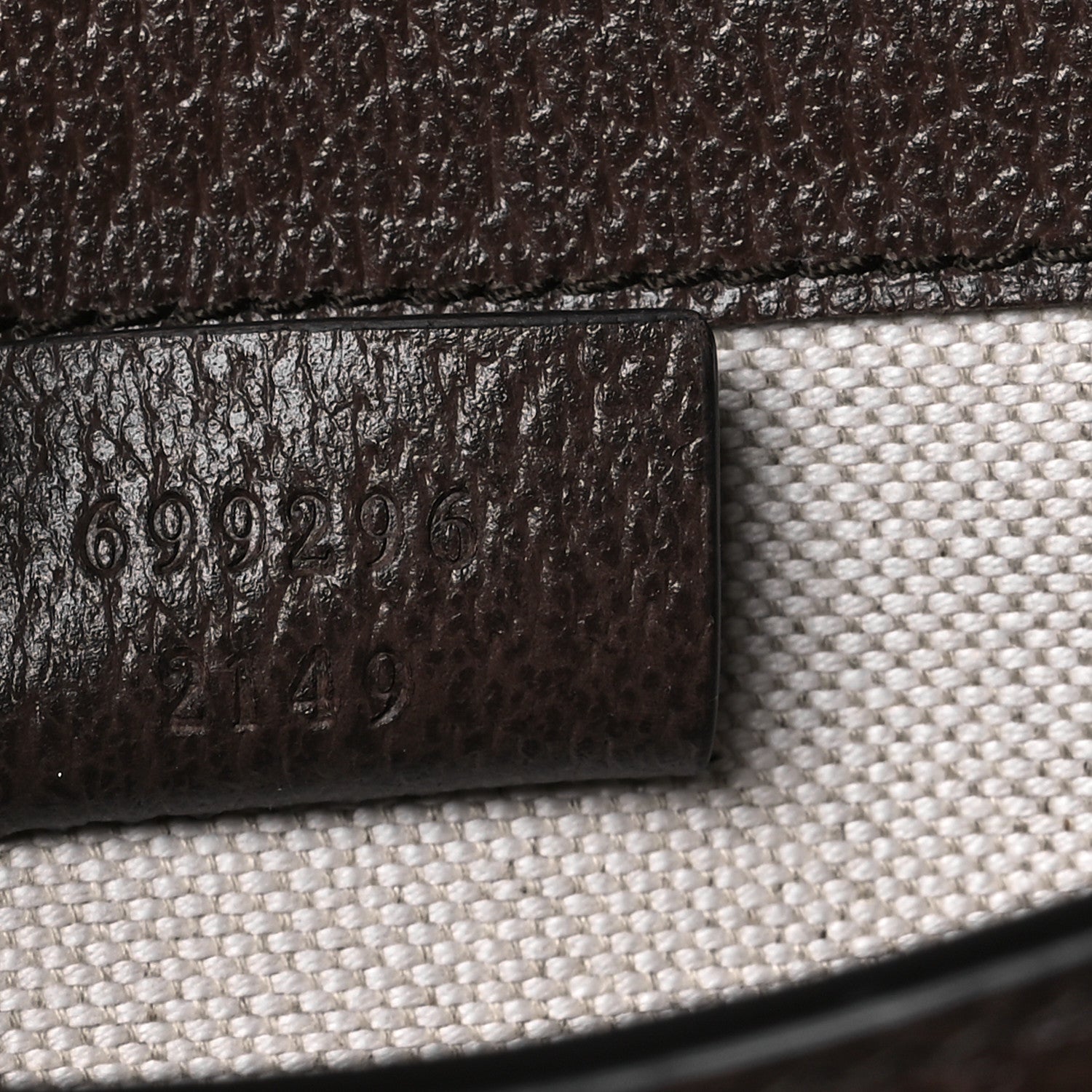 Gucci Monogram Jumbo GG Textured Dollar Calfskin Mini Horsebit 1955 Shoulder Bag Camel Ebony New Acero 7 of 11
