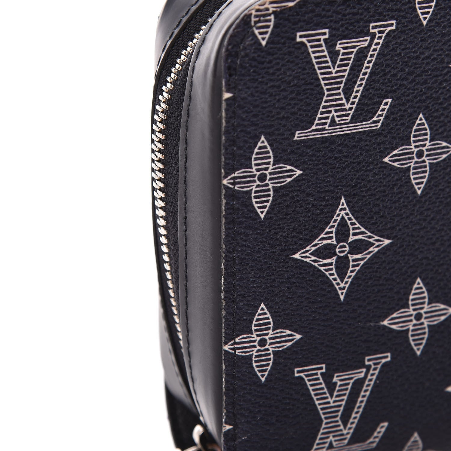 Louis Vuitton Savane Monogram Lion Chapman XL Zippy Wallet Ink 11 of 15