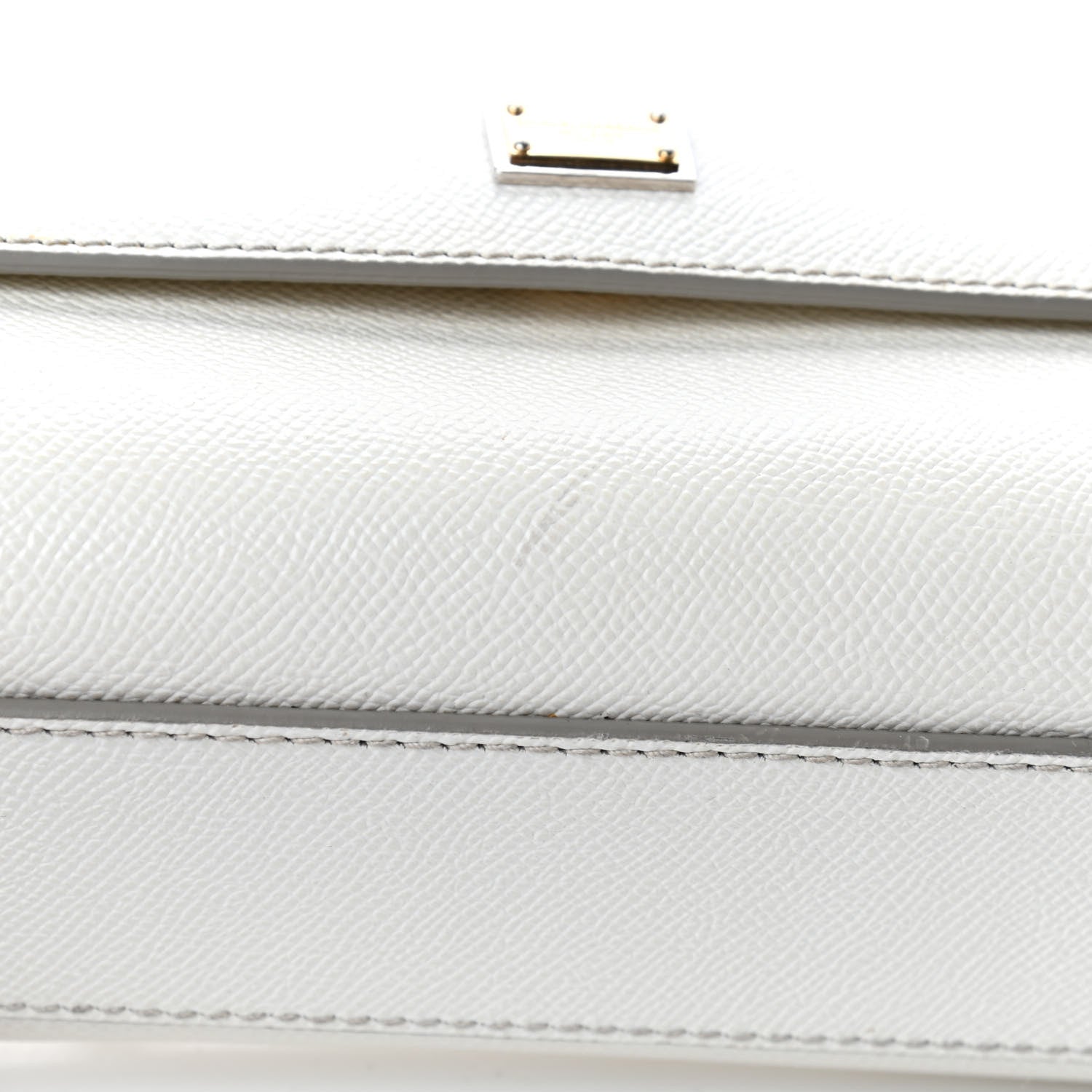 Dolce & Gabbana Dauphine Small Miss Sicily Satchel White 5 of 5
