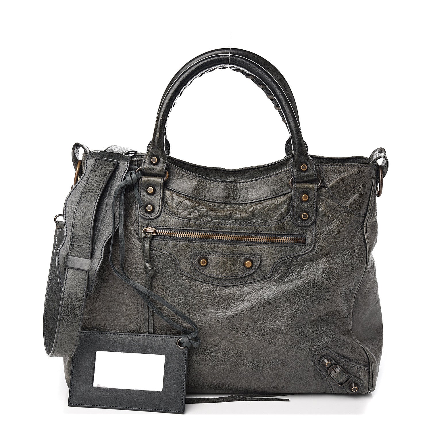 Balenciaga Agneau Classic Hardware Velo Anthracite 1 of 12