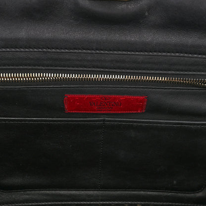 Valentino Garavani Vitello Medium Rockstud Tote Black 6 of 9