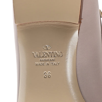 Valentino Garavani Nappa Rockstud Cage Ballerina Flats 36 Poudre 7 of 9