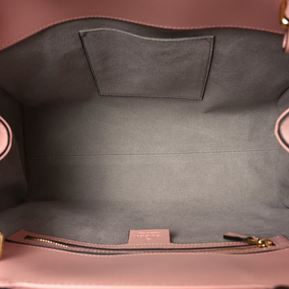 Gucci Nappa Bamboo Small Nymphaea Top Handle Bag Perfect Pink Perfect Pink 5 of 10