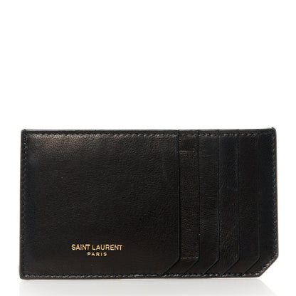 Saint Laurent Lambskin Monogram Loulou Puffer Pouch Clutch Black 9 of 15