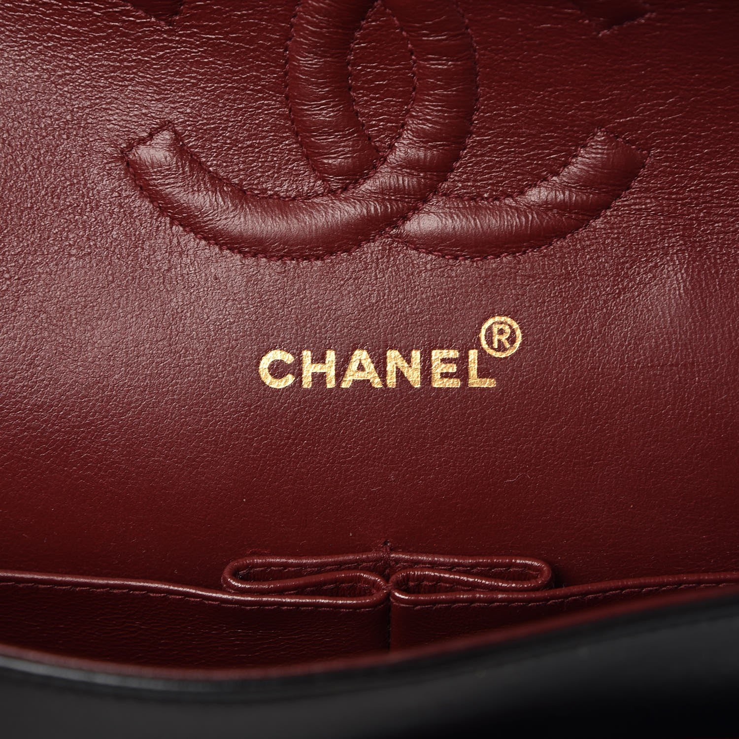Chanel Lambskin Quilted Medium Double Flap Black 6 of 11