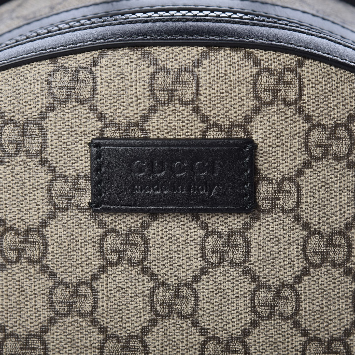 GG Supreme Monogram Small Eden Day Backpack Black