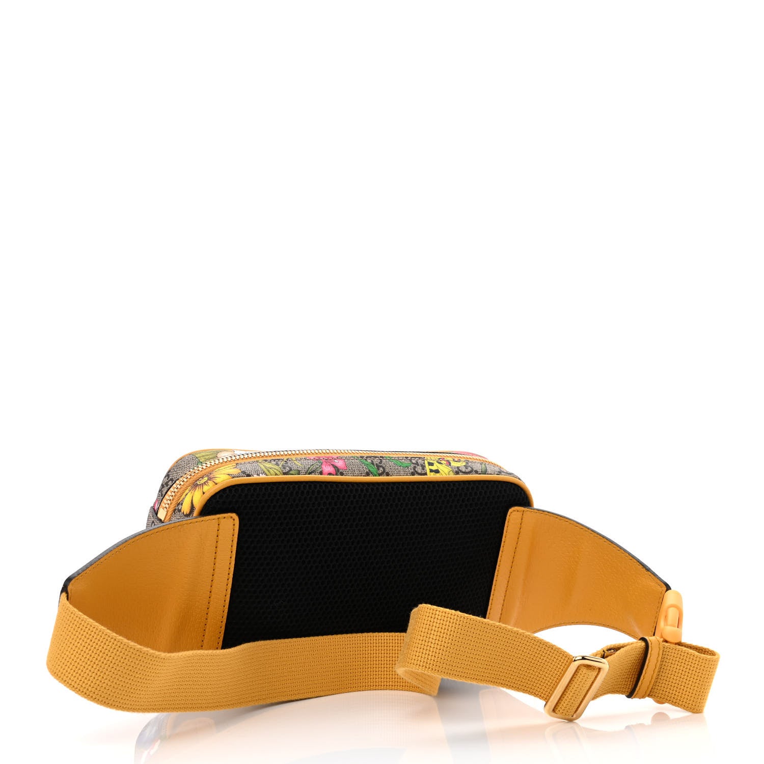 Gucci GG Supreme Monogram Flora Medium Ophidia Belt Bag Beige Multicolor Crop 3 of 10
