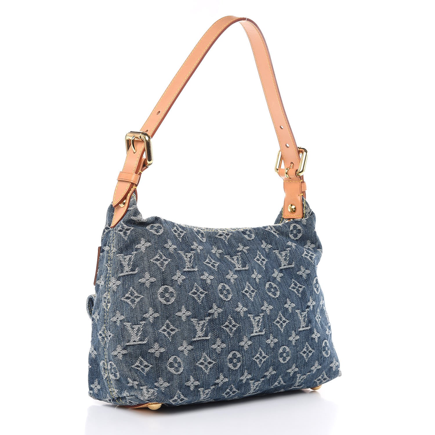 Louis Vuitton Monogram Denim Baggy PM Blue 3 of 12