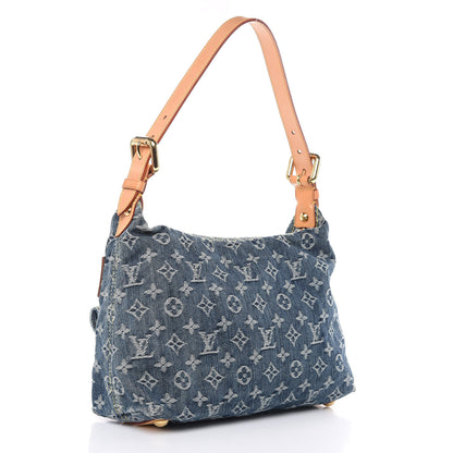 Louis Vuitton Monogram Denim Baggy PM Blue 3 of 12
