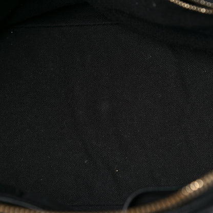Burberry Derby Calfskin House Check Milverton Satchel Black 14 of 14