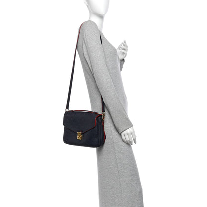 Louis Vuitton Empreinte Pochette Metis Marine Rouge 2 of 11