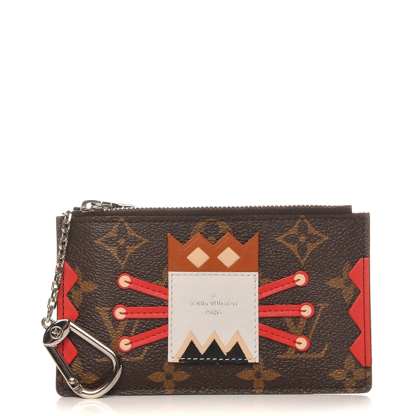 Monogram Tribal Key Pouch