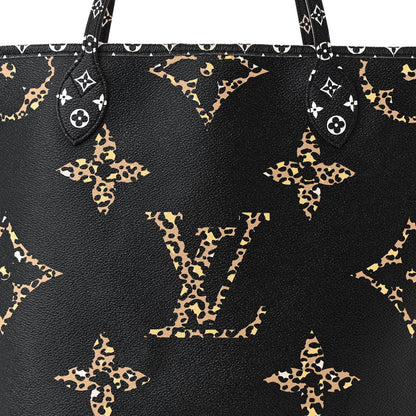 Louis Vuitton Monogram Giant Jungle Neverfull MM Black 9 of 13