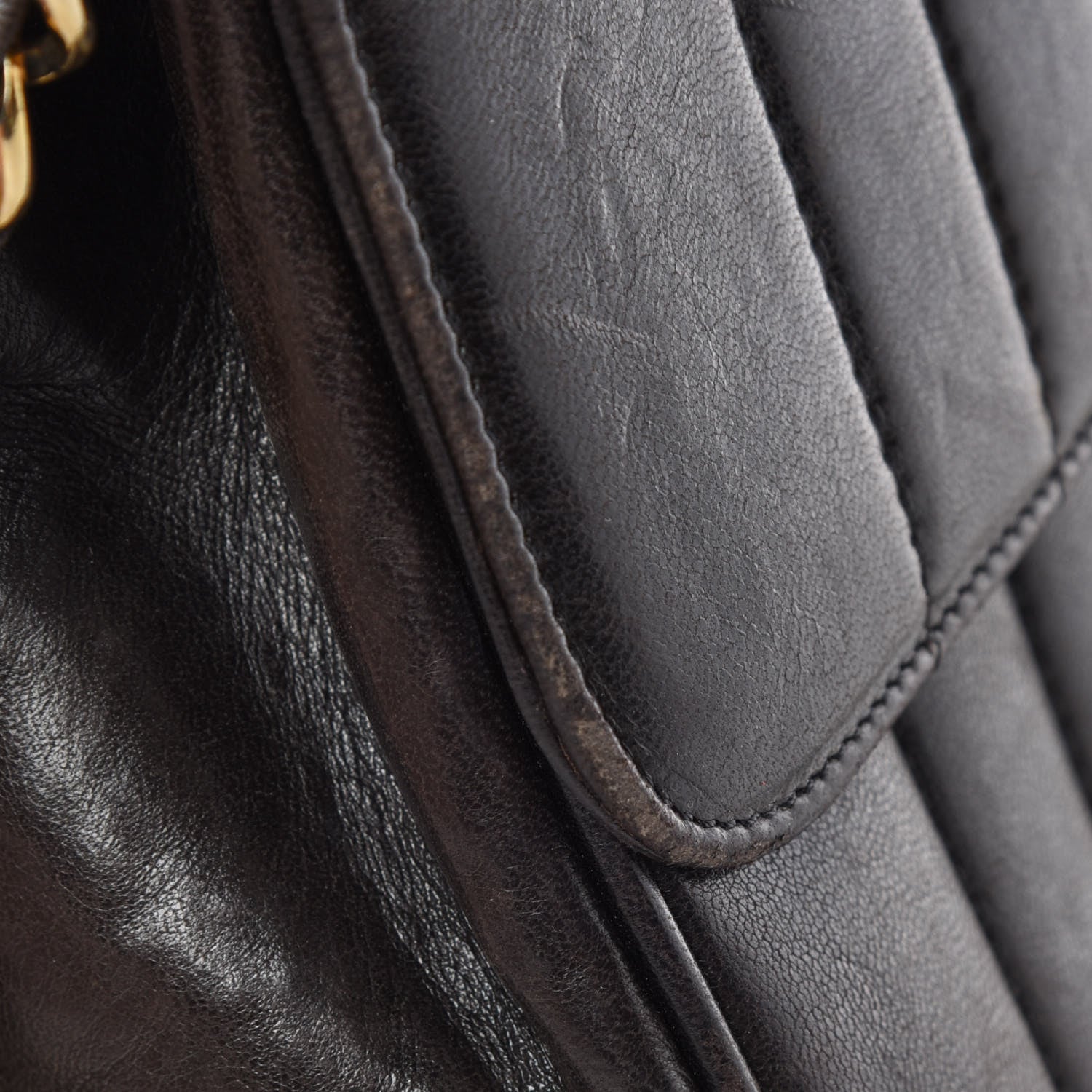 Chanel Lambskin Vertical Quilt Jumbo Single Flap Black 21 of 21