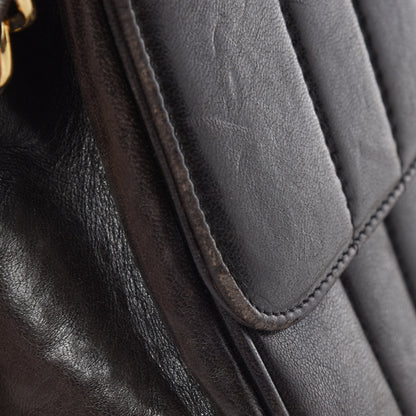 Chanel Lambskin Vertical Quilt Jumbo Single Flap Black 21 of 21
