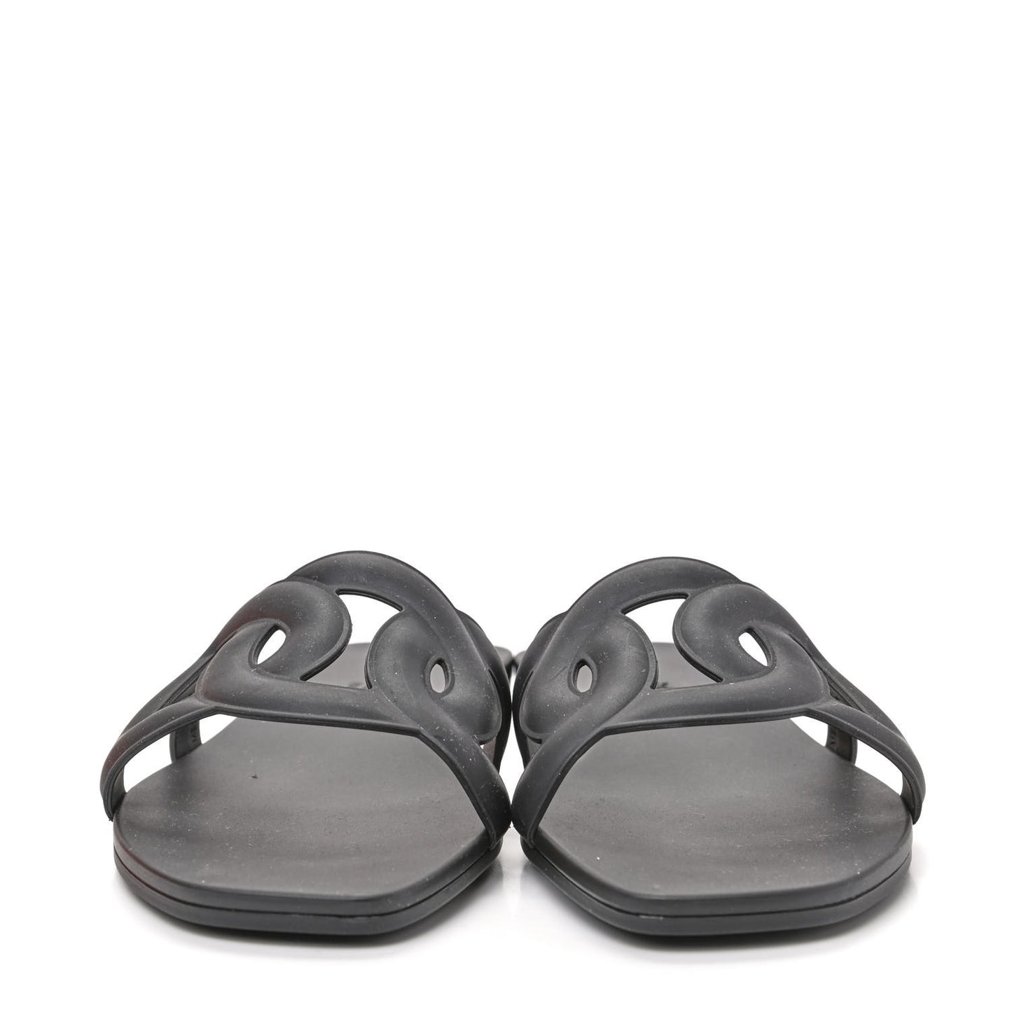 Rubber Aloha Sandals 36 Black