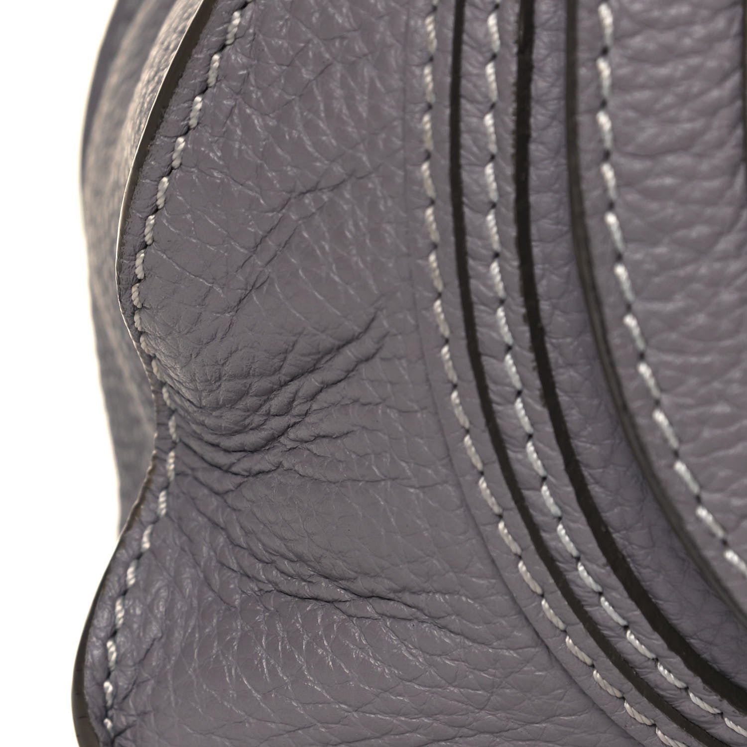 Chloe Calfskin Medium Marcie Satchel Cashmere Grey 13 of 14
