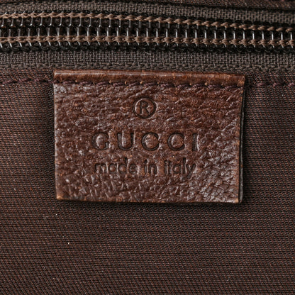 Gucci GG Monogram Large Web Handle Bucket Tote 6 of 16