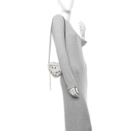 Balenciaga Agneau Arena Mini Le Cagole Heart Bag Optic White 2 of 11