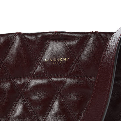 Givenchy Lambskin Quilted Mini GV Bucket Bag Aubergine 7 of 11
