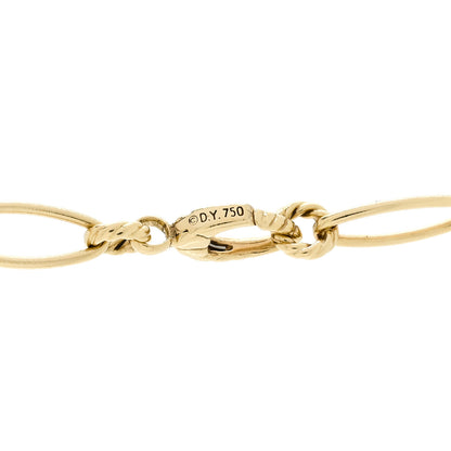 David Yurman 18K Yellow Gold Mobile Link Chain Necklace 36" 4 of 4