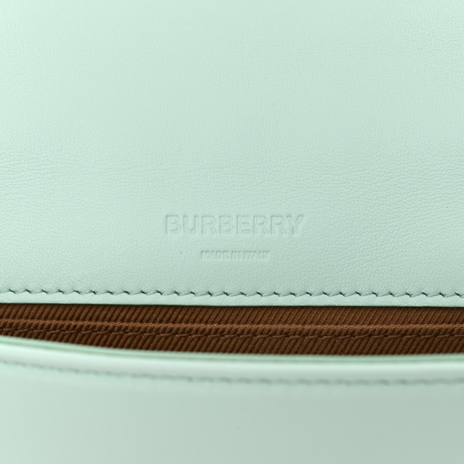 Burberry Lambskin Quilted Small Lola Bag Cool Mint 6 of 11
