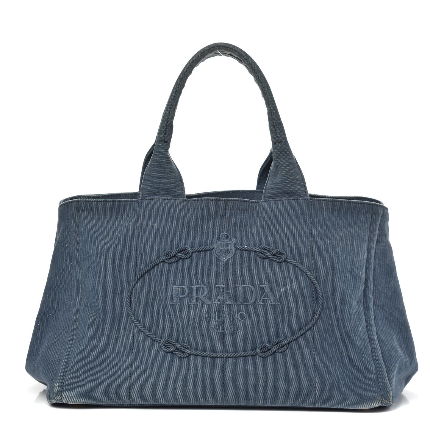 Canvas Canapa Logo Tote Blue