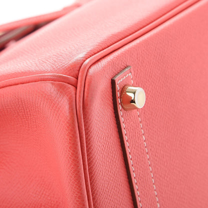 Hermes Epsom Candy Birkin 30 Rose Jaipur Gold 8 of 14