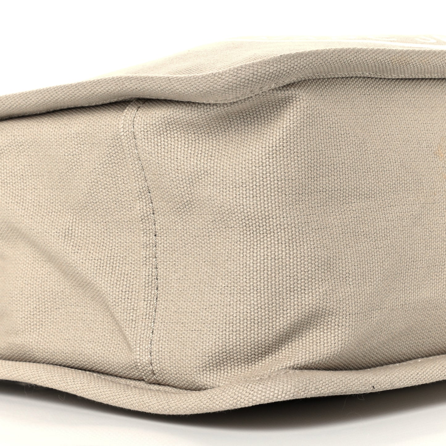 Canvas Signet Tote Bag Beige