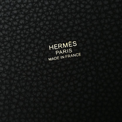Hermes Taurillon Clemence Picotin Lock 22 MM Black 6 of 10