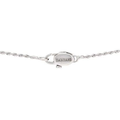 Damiani 18K White Gold Diamond Small Belle Epoque Cross Pendant Necklace 4 of 5