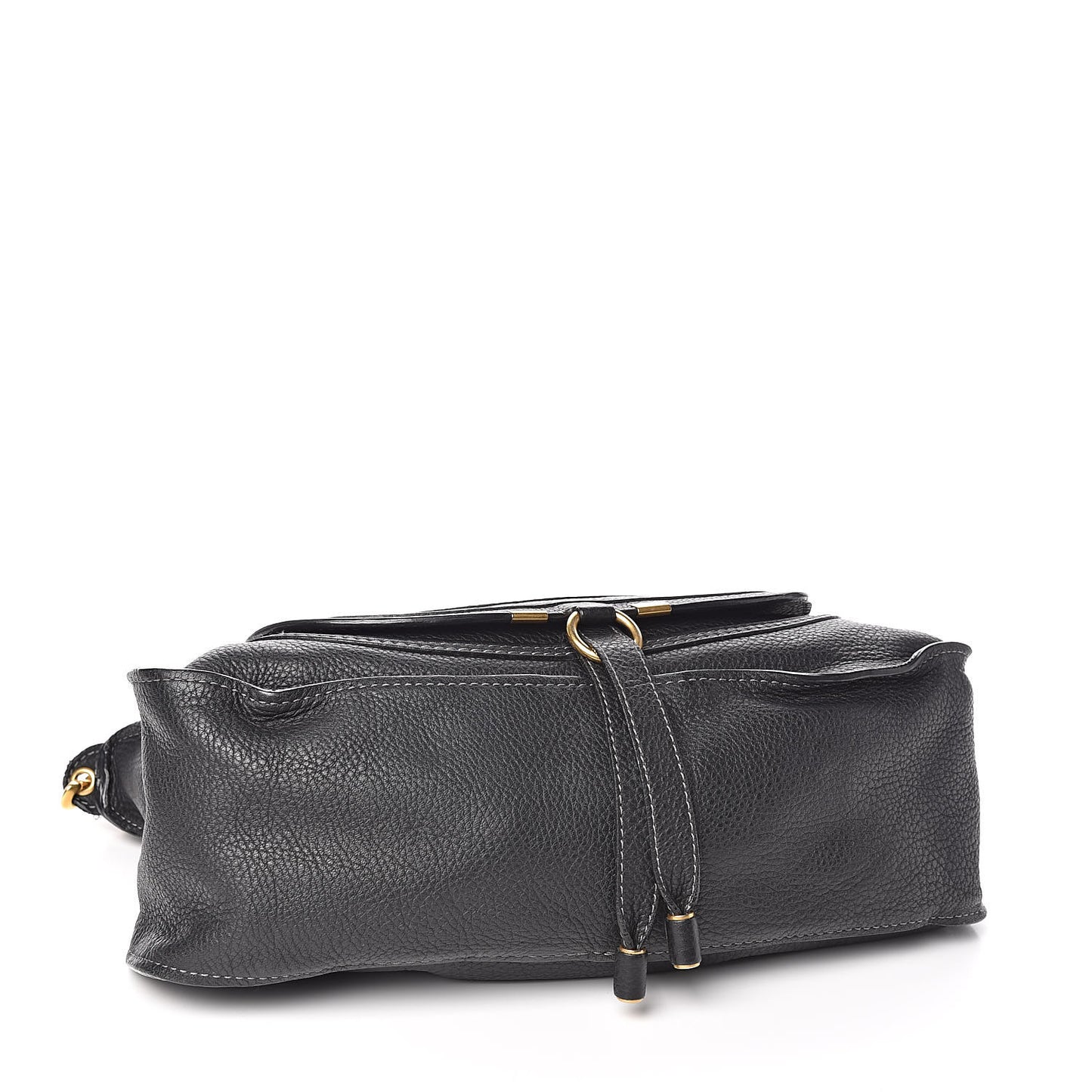 Calfskin Medium Marcie Satchel Black