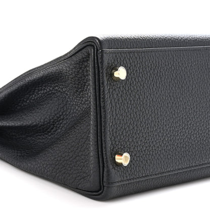 Hermes Taurillon Clemence Kelly Retourne 32 Black 9 of 11