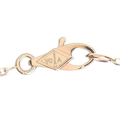 Van Cleef & Arpels 18K Rose Gold Sweet Alhambra Pendant Necklace 4 of 8