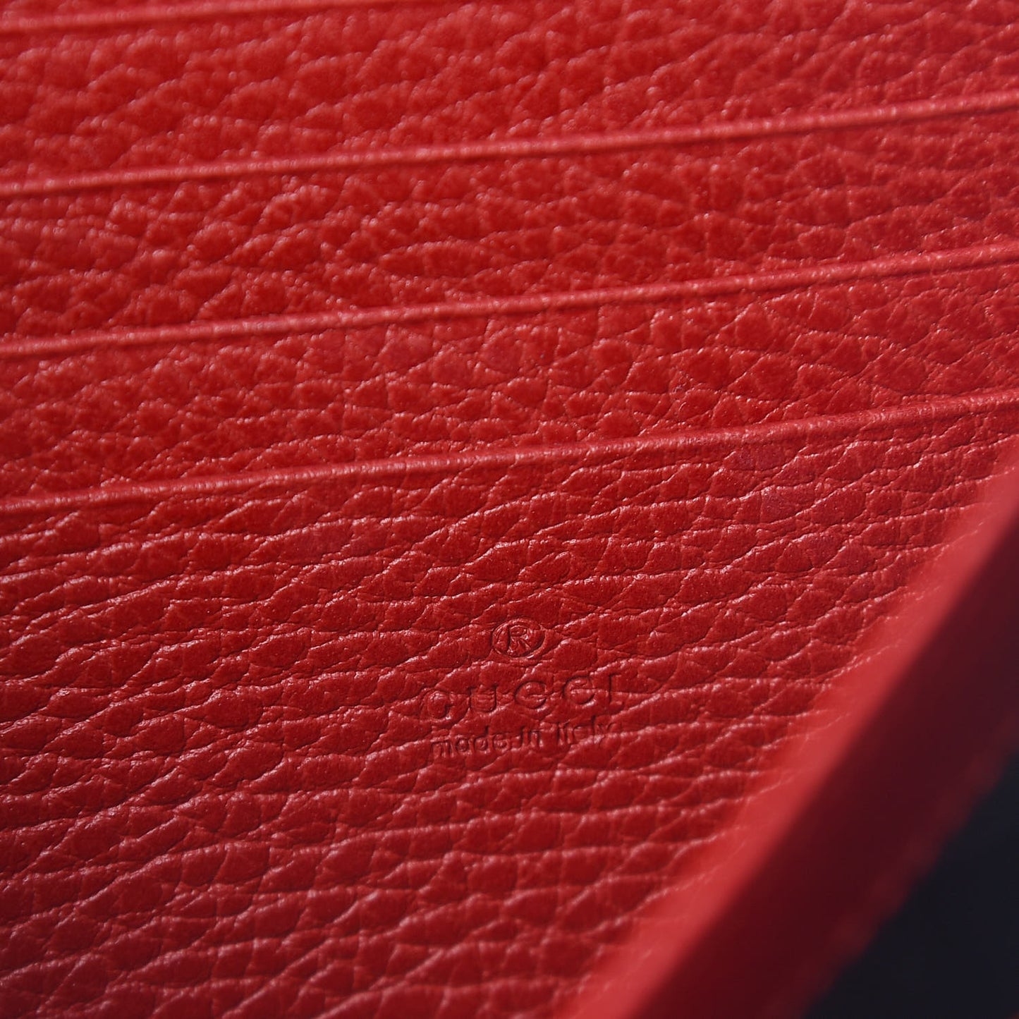 Calfskin Mini Dionysus Chain Wallet Hibiscus Red