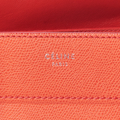 Celine Grained Calfskin Medium Phantom Luggage Coral 7 of 9