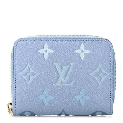 Louis Vuitton Empreinte Monogram Giant By The Pool Zippy Coin Purse Summer Blue 1 of 4