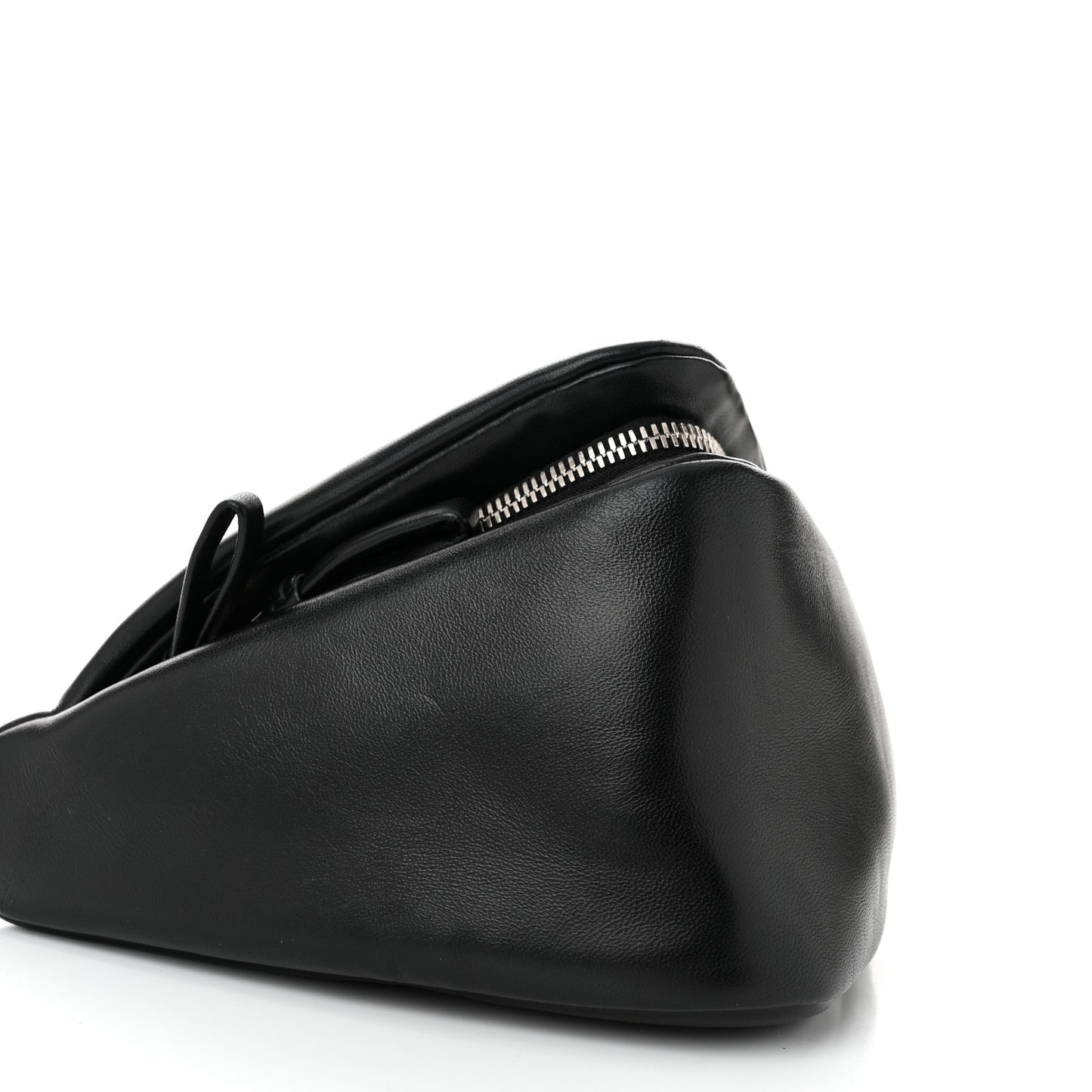 Nappa Padded Signaux Triangle Crossbody Black
