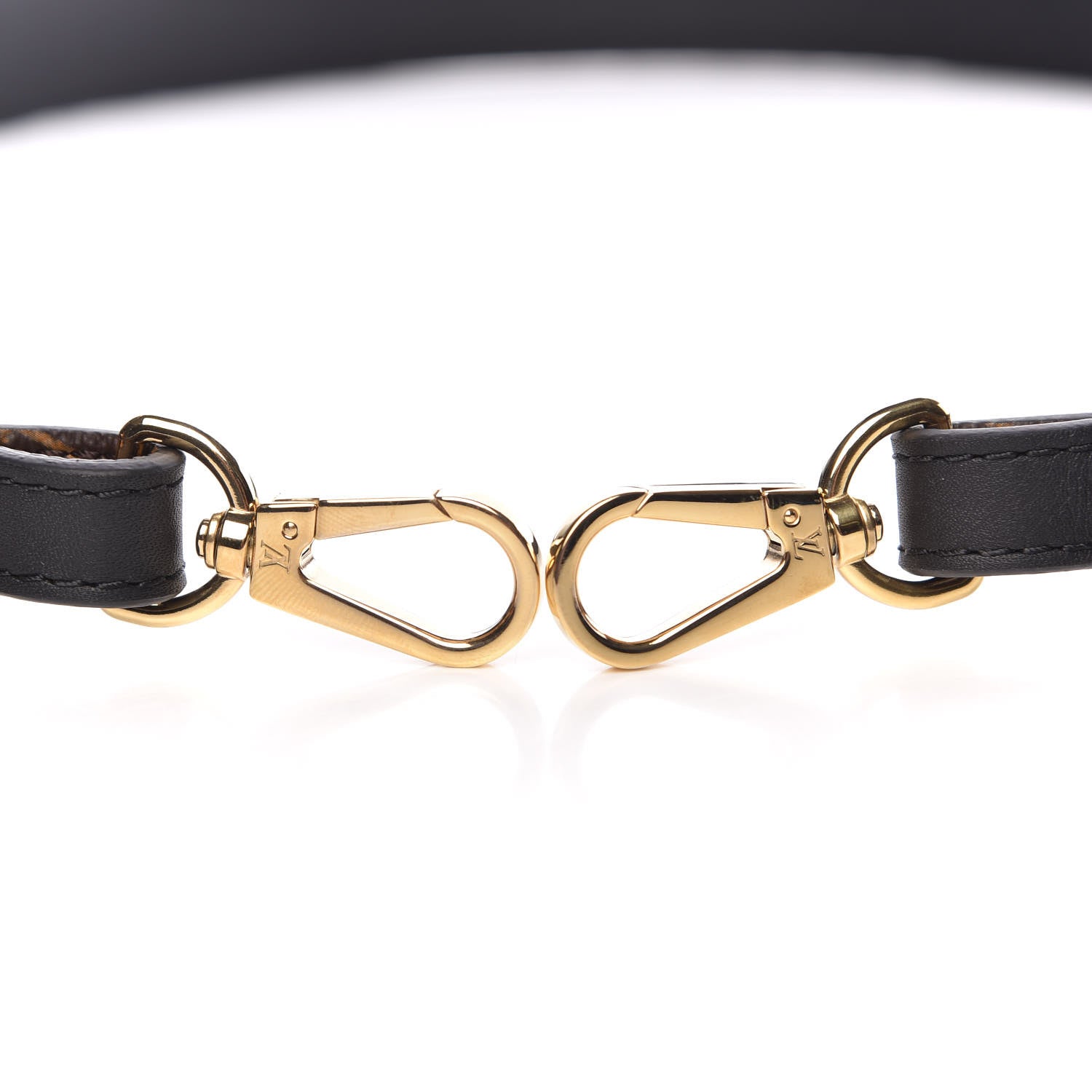 Louis Vuitton Monogram Bandouliere Shoulder Strap XL Black 3 of 6