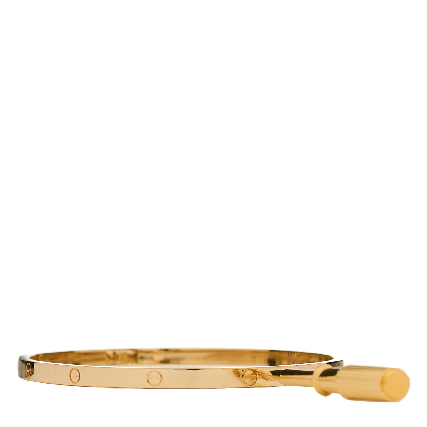 18K Yellow Gold Small LOVE Bracelet 20