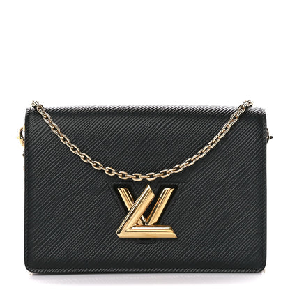 Louis Vuitton Epi Twist Belt Chain Wallet Black 1 of 10