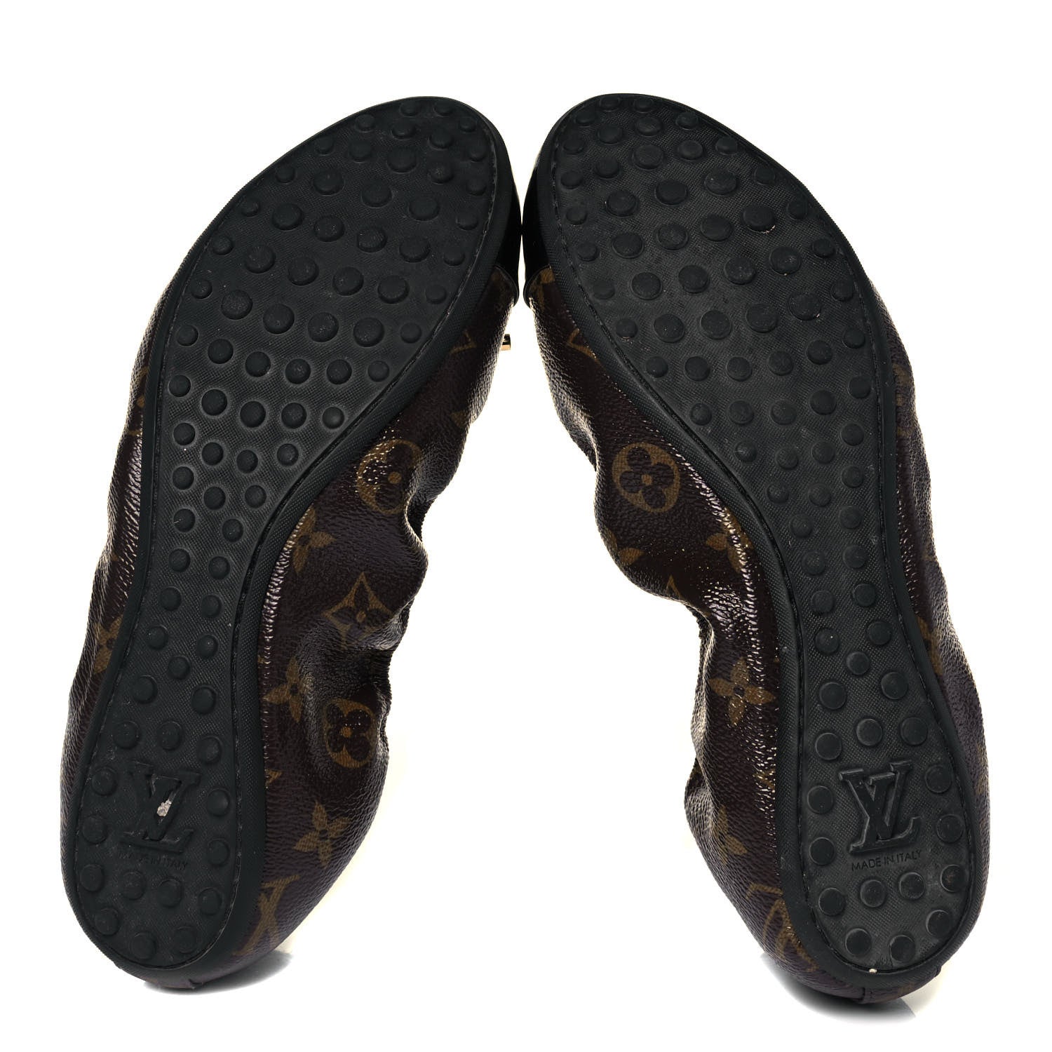 Louis Vuitton Monogram Flirty Ballerina Flats 40 Black 5 of 8