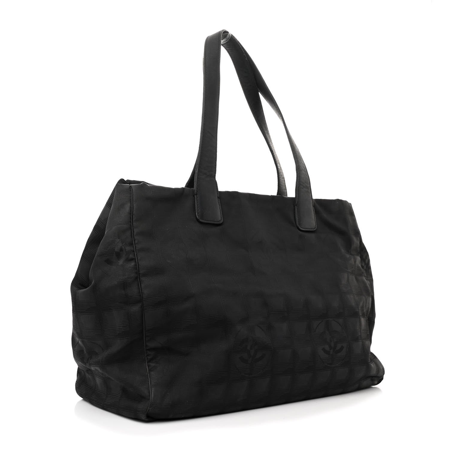 Chanel Nylon Medium Travel Tote Black 3 of 13