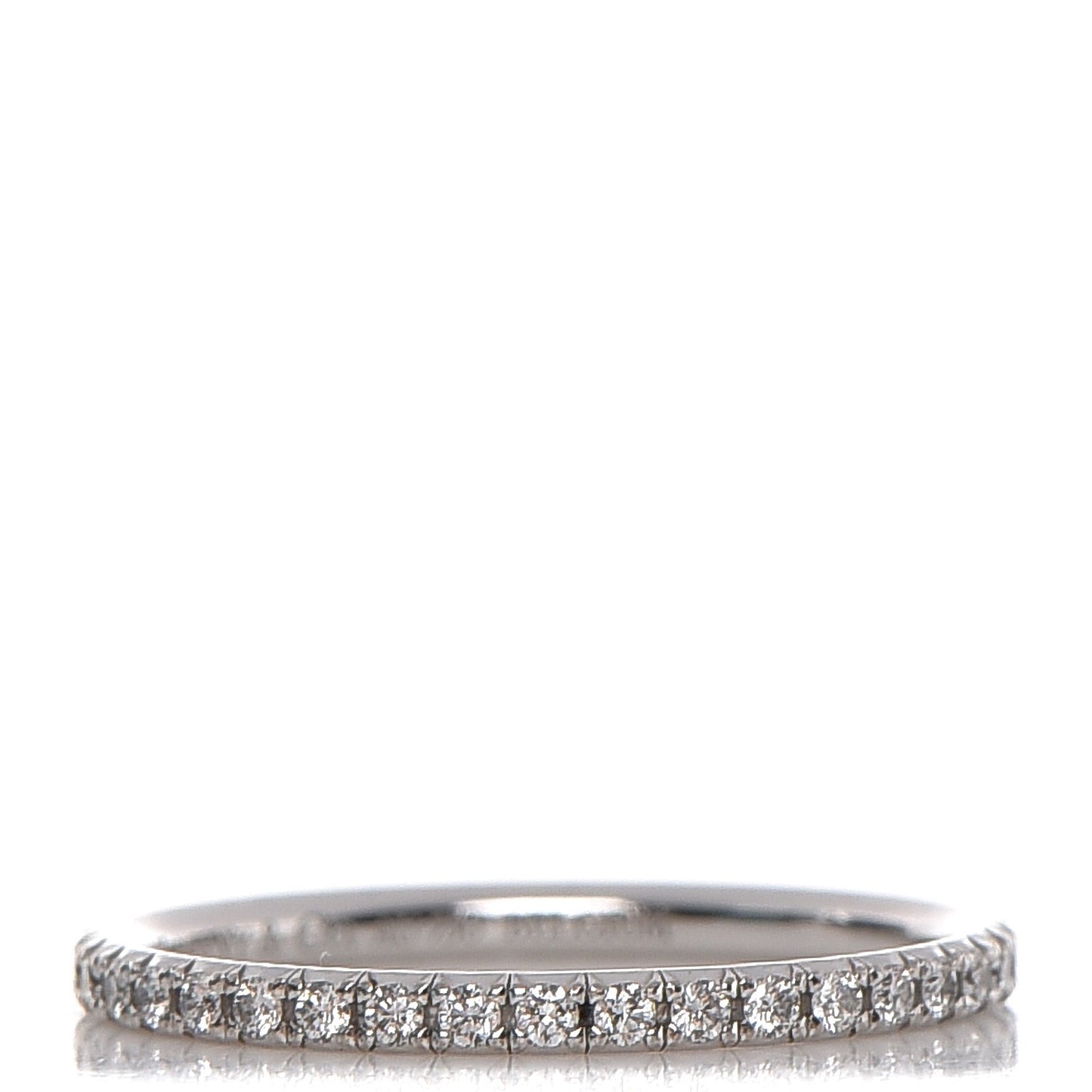 18K White Gold Diamond Metro Ring 47 4