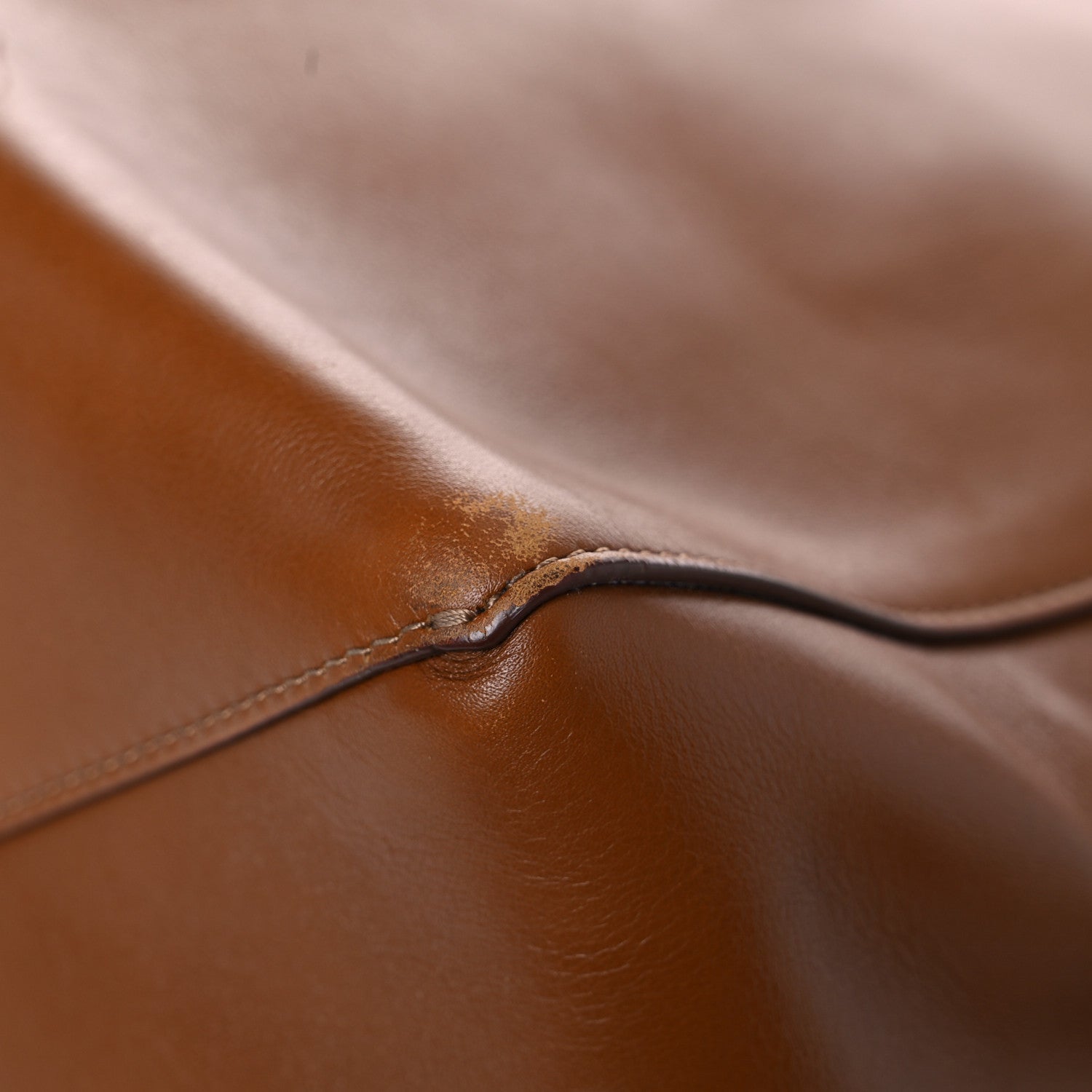 Celine Sleek Calfskin Small Cabas Phantom Tan 7 of 21